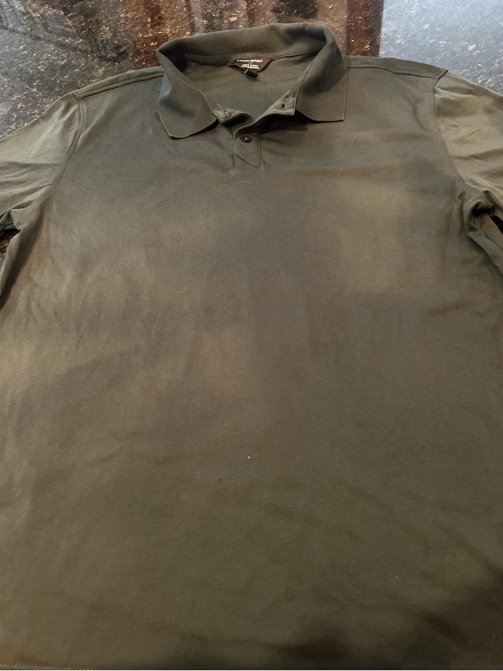 Banana Republic Olive Green Polo Shirt - Short Sleeve